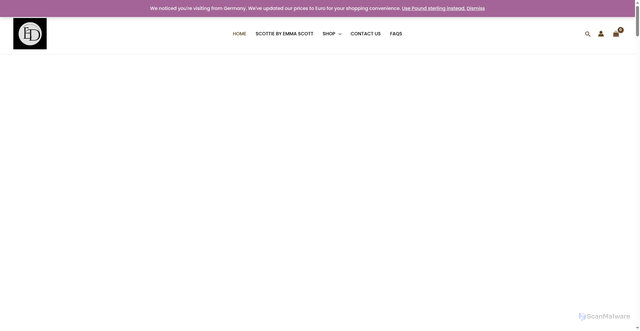 Security scan screenshot of https://emmalovesdiamonds.com