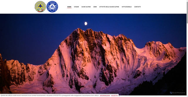 Security scan screenshot of https://www.guidealtamontagna.com/