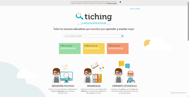 Security scan screenshot of https://ve.tiching.com