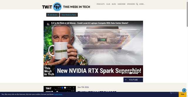Security scan screenshot of https://twit.tv/shows/this-week-in-tech/episodes/1087