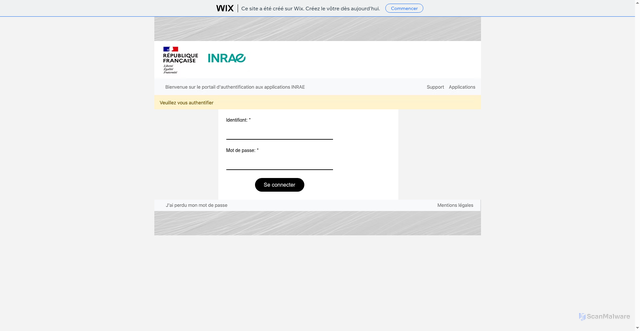 Security scan screenshot of https://abpvinternetenregi.wixsite.com/my-site-1