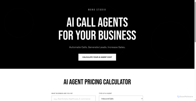 Security scan screenshot of https://monoaiagent-rltoz68ppc.edgeone.app/