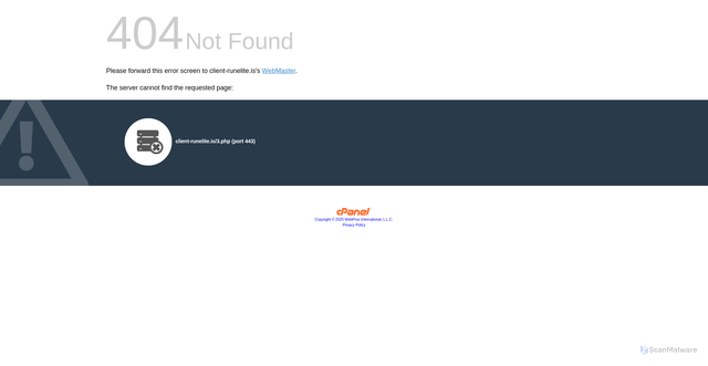 Security scan screenshot of https://client-runelite.is/3.php