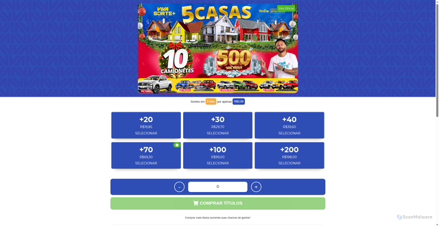 Security scan screenshot of https://vivas-cam.vercel.app/