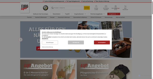 Security scan screenshot of https://www.eurotops.de