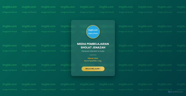 Security scan screenshot of https://nurulmaterisholatjenazah-786hsqhfuf.edgeone.app/