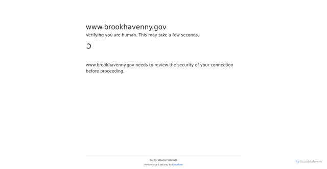 Security scan screenshot of https://www.brookhavenny.gov/
