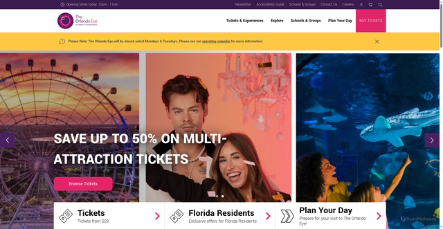 Security scan screenshot of https://www.theorlandoeye.com/