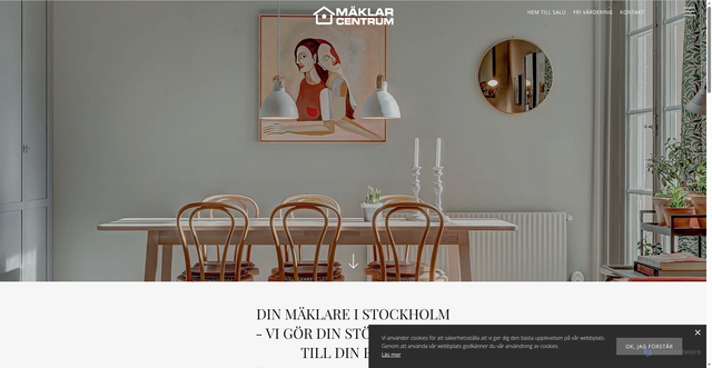 Security scan screenshot of https://maklar-centrum.se