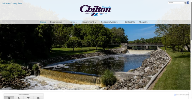 Security scan screenshot of https://chiltonwi.gov/