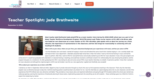 Security scan screenshot of https://etmonline.org/news/teacher-spotlight-jade-brathwaite/