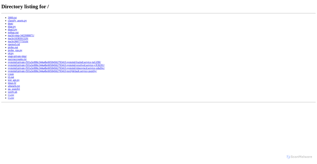 Security scan screenshot of http://69.48.228.86/