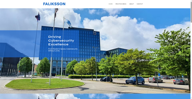 Security scan screenshot of https://faliksson.se