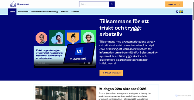 Security scan screenshot of https://iasystemet.se