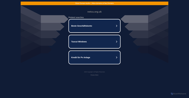 Security scan screenshot of http://www.netcu.org.uk/