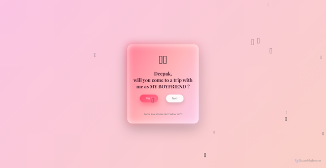 Security scan screenshot of https://iloveyoudeepak-nr7e0f6n7m.edgeone.dev/