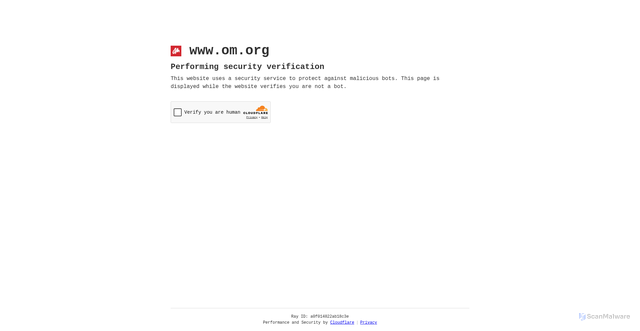 Security scan screenshot of https://www.om.org/lam/countries/tunez
