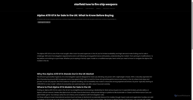 Security scan screenshot of https://kreasilokalnest-dp1sjagd0urz.edgeone.app/alpine-gta-for-sale-uk.html