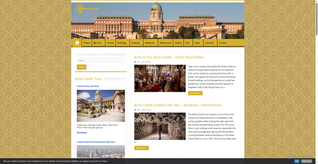 Security scan screenshot of https://budacastlebudapest.com/
