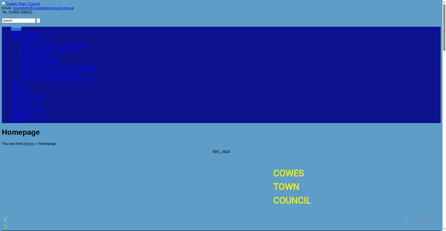 Security scan screenshot of https://www.cowestowncouncil.org.uk/wp/homepage/