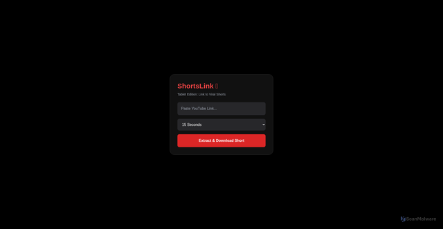 Security scan screenshot of https://youtubetoviralshorts-6q524hkz0c.edgeone.app/
