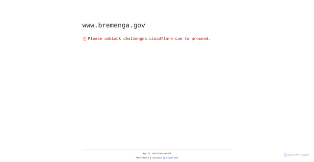 Security scan screenshot of https://www.bremenga.gov/