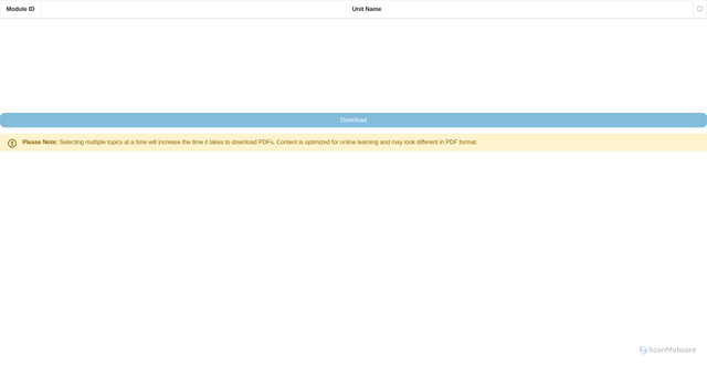 Security scan screenshot of https://prd-print.portal2learn.com