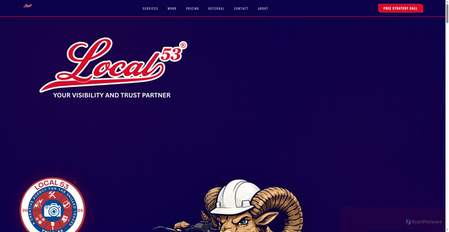 Security scan screenshot of https://local-dy1.pages.dev/