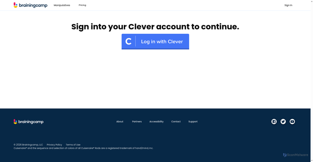 Security scan screenshot of https://clever.brainingcamp.com