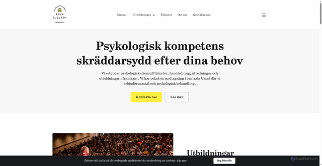 Security scan screenshot of https://rovasjogren.se