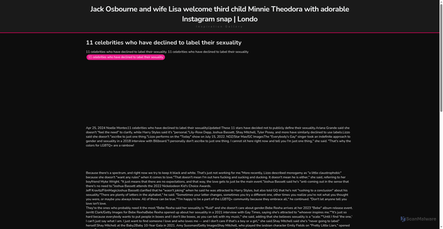 Security scan screenshot of https://pikejudgeblog-dpn8knmrw4nu.edgeone.app/11-celebrities-who-have-declined-to-label-their-sexuality.html