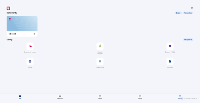 Security scan screenshot of http://xddegfgdgitobywatel20.pages.dev/