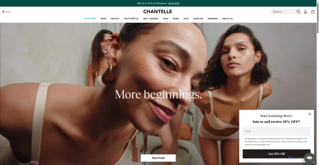 Security scan screenshot of https://us.chantelle.com