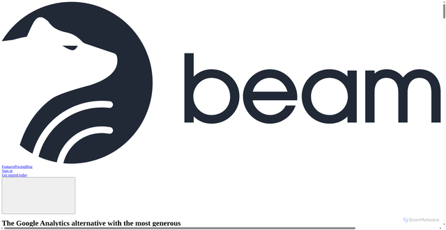 Security scan screenshot of https://beamanalytics.b-cdn.net