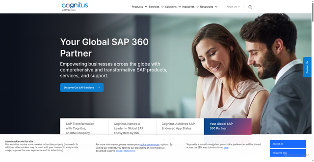 Security scan screenshot of https://cognitus.com