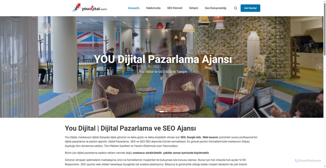 Security scan screenshot of https://www.youdijital.com/