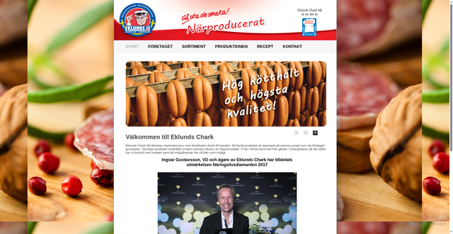 Security scan screenshot of https://eklundschark.se