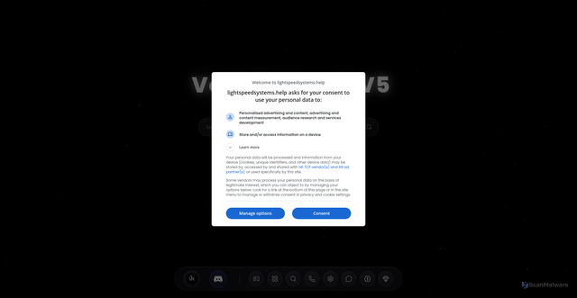 Security scan screenshot of https://getmeonline.cominaonline.websitecom.lightspeedsystems.help/