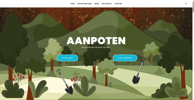 Security scan screenshot of https://aanpoten.nu