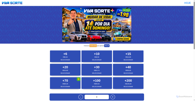 Security scan screenshot of https://pracimadomilhao.vercel.app/
