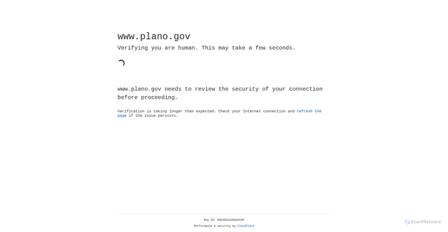 Security scan screenshot of https://www.plano.gov/