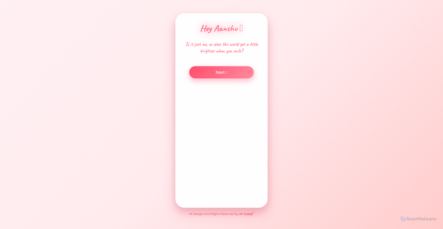 Security scan screenshot of https://loveofvraj-8b97v7rql0.edgeone.app/