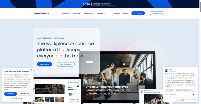 Security scan screenshot of https://igloosoftware.com