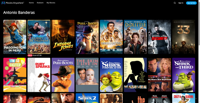Security scan screenshot of https://moviesanywhere.com/person?name=Antonio+Banderas