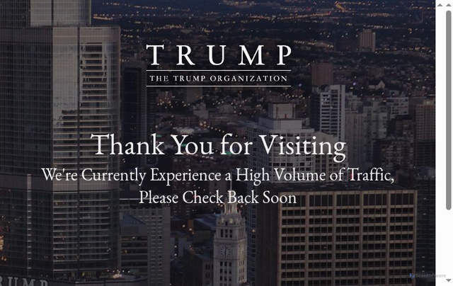 Security scan screenshot of https://www.trump.com/leadership/donald-j-trump-biography