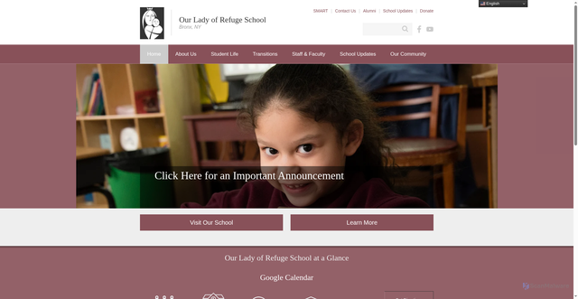 Security scan screenshot of https://olrbronx.com/