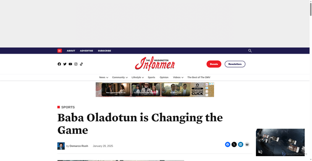 Security scan screenshot of https://www.washingtoninformer.com/babatunde-oladotun-changing-high-school-basketball/