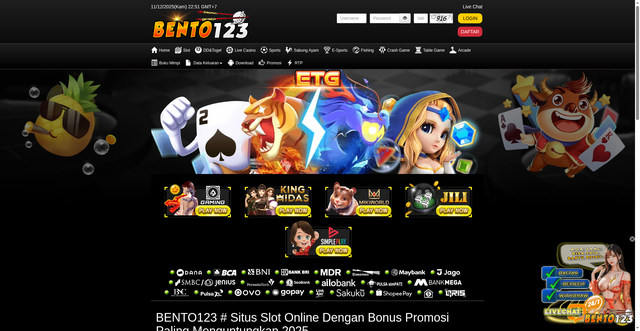 Security scan screenshot of https://noindexpakbento123.lol/desktop/game/tablegame/kingmidas