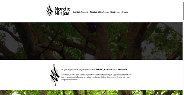 Security scan screenshot of https://www.nordicninja.se/
