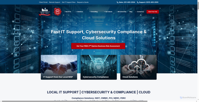 Security scan screenshot of https://askbis.com